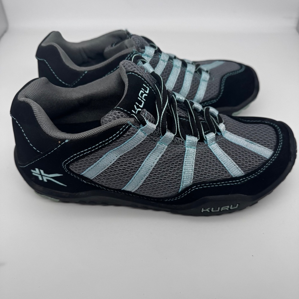 Kuru Women Chicane Sneaker Size 8.5 Trail Hiking Shoe Teal Black Outdoor Support - Picture 8 of 12